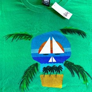 Stussy “island rastaman” large t-shirt